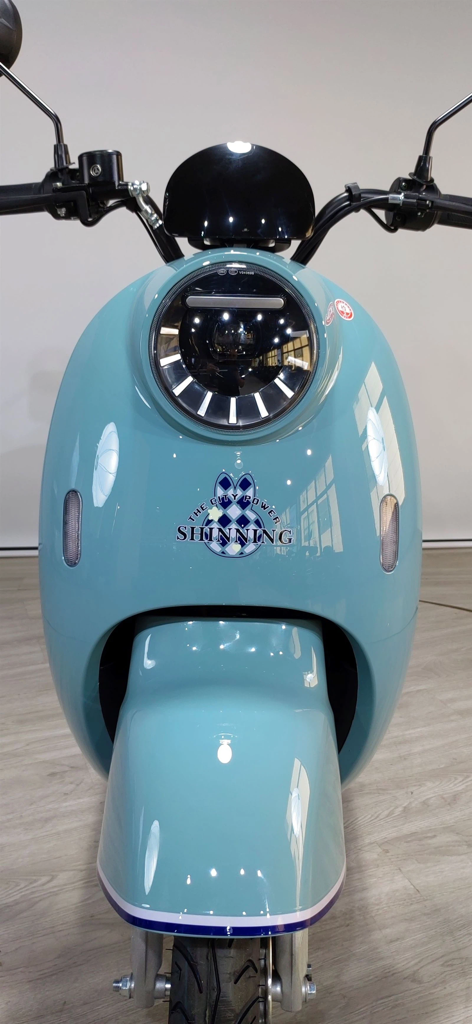 Electric Motorcycle Blue Electric Motorcycle Blue