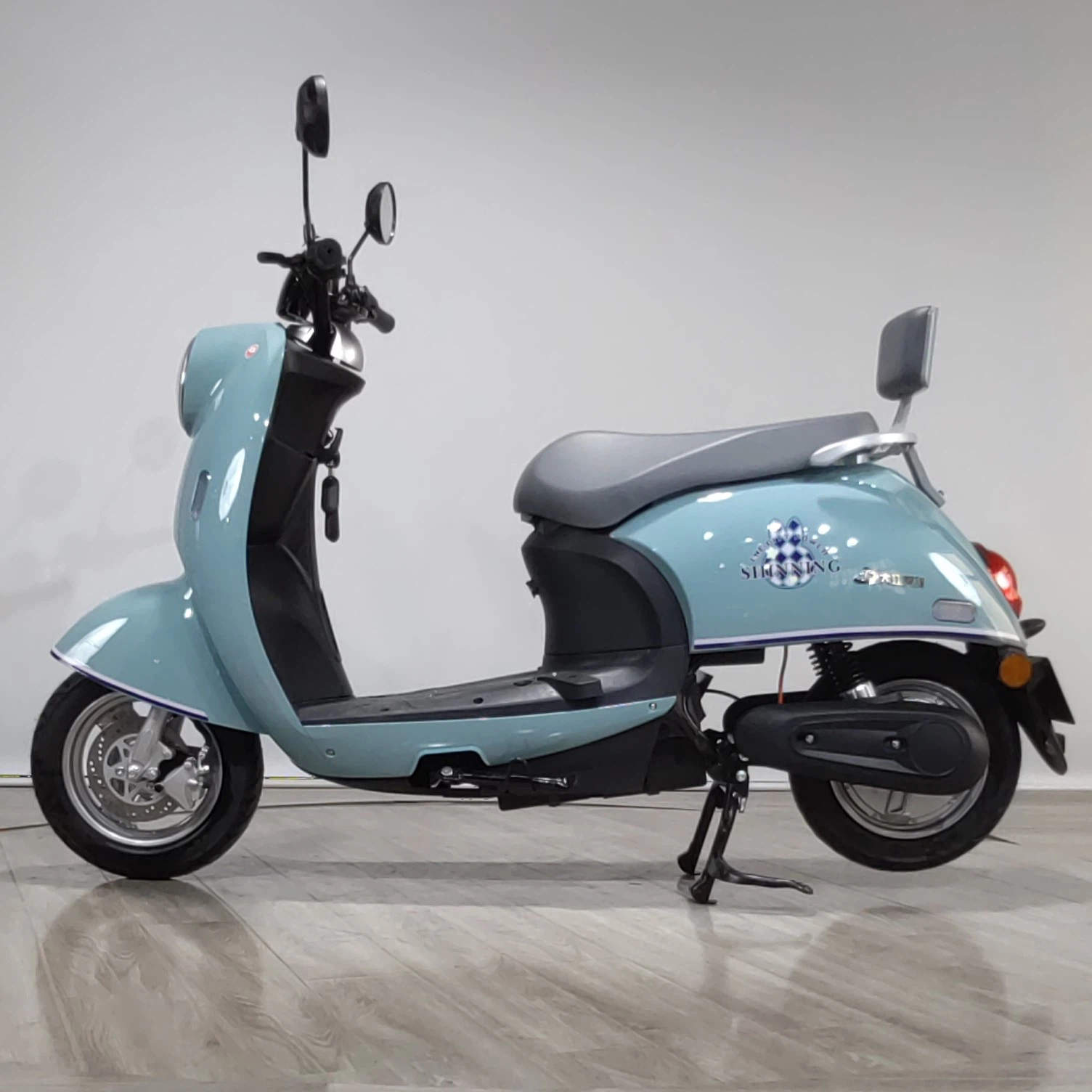 Electric Motorcycle Blue Electric Motorcycle Blue